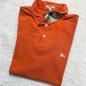 BURBERRY BRIT NOVA CHECK POLO — XXL